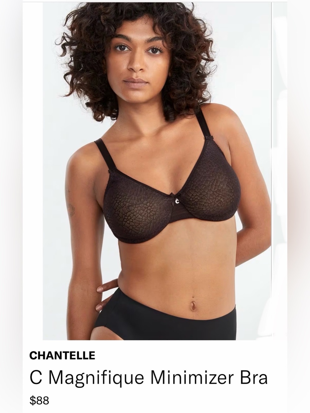 Nordstrom Customer Return  ***  Chantelle C Magnifique Minimizer Underwire Bra